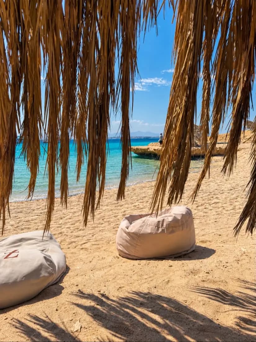 Une plage d’île près de Hurghada