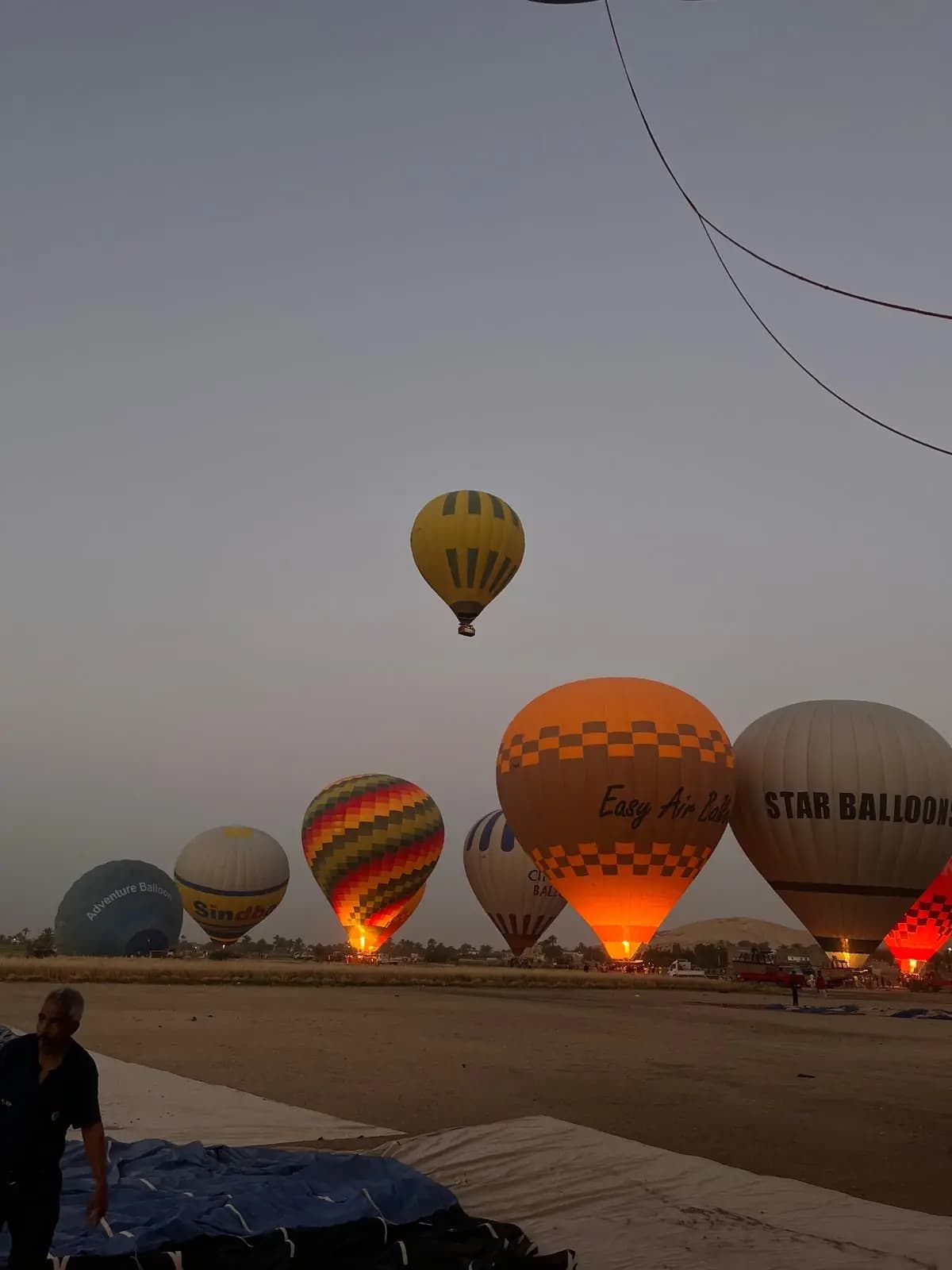 Montgolfières au lever du soleil, Louxor